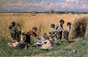 Emile Claus On the Way to School France oil painting artist